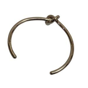 Celine Knot Extra Thin Bracelet Bangle Silver Color
